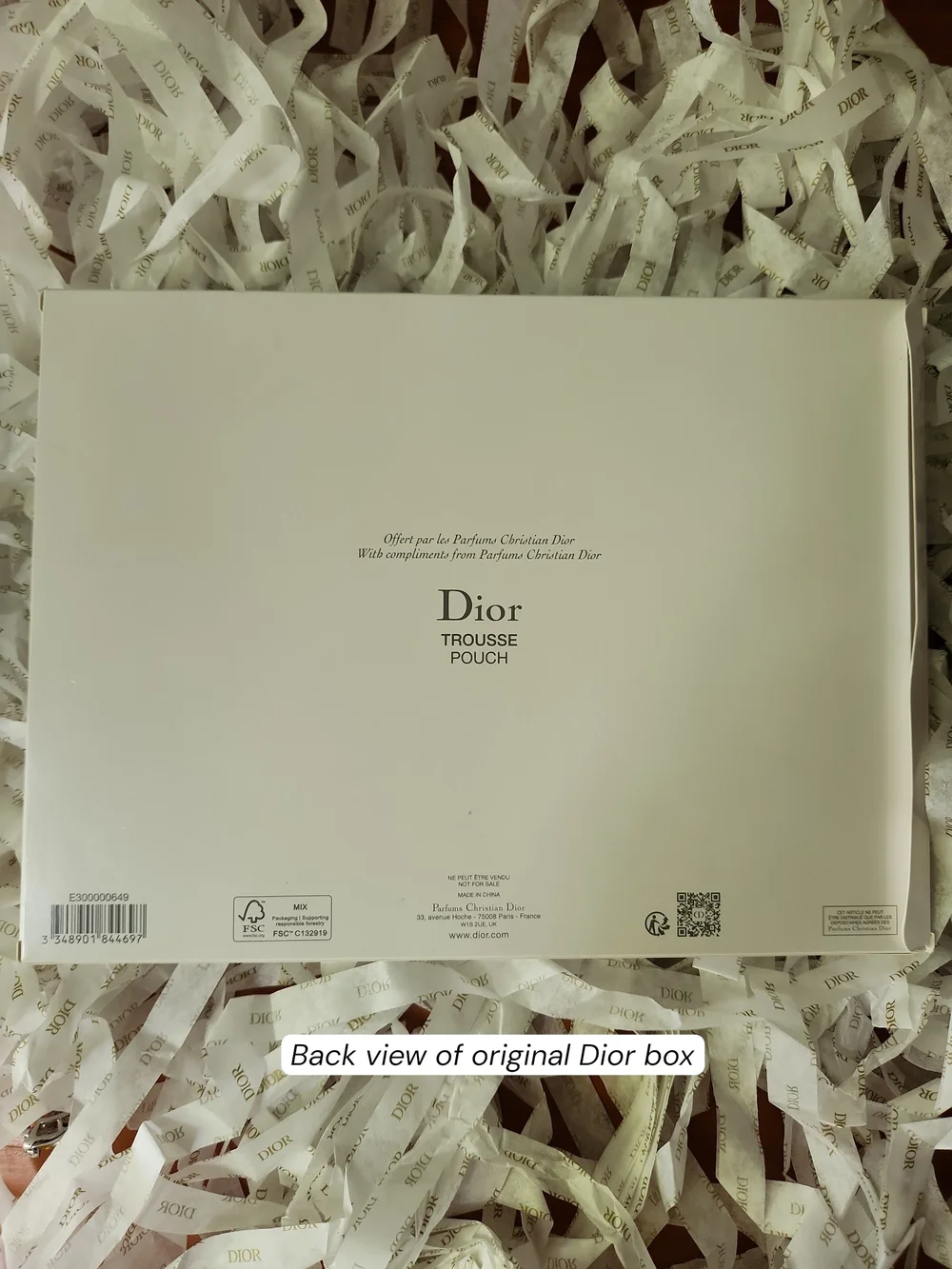 LIMITED EDITION Dior Raffia Pouch
